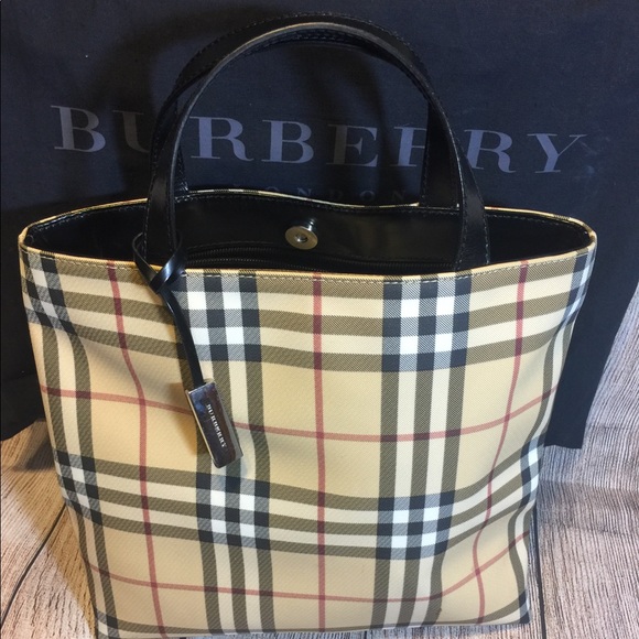 burberry vinyl bag